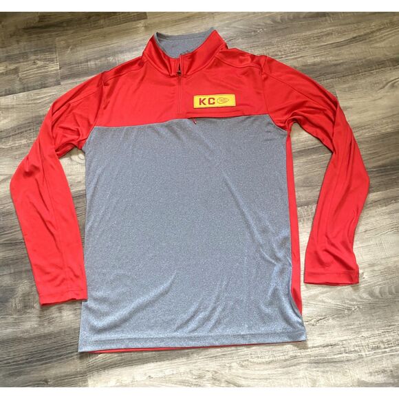 Kansas City Chiefs long sleeve pullover Men's M - Picture 1 of 4